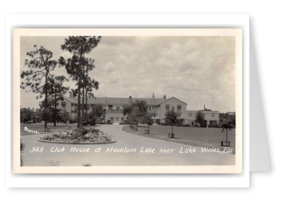 Lake Wales Florida Mountain Lake Club House Scenic View