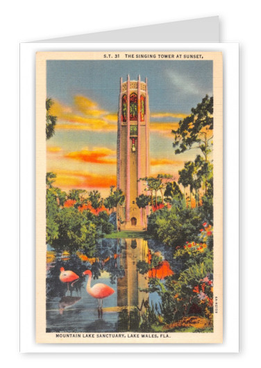 Lake Wales, Florida, the Singing Tower at sunset