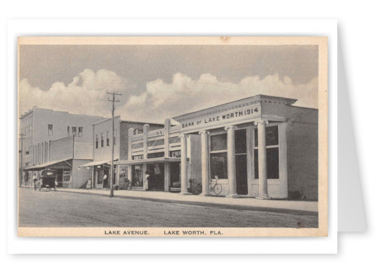 Lake Worth Florida Lake Avenue Bank of Lake Worth