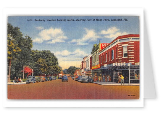 Lakeland, Florida, Kentucky Avenue looking north