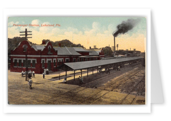 Lakeland Florida Passenger Station Birds Eye View