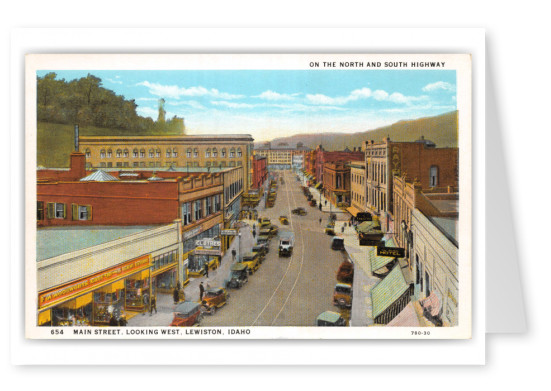 Lewiston, Idaho, Main Street looking west