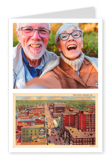 Lexington, Kentucky, Birds-eye of Main Street