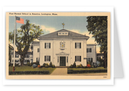 Lexington, Massachusetts, First Normal School in America