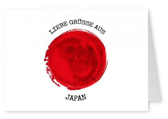 japan postkarten design