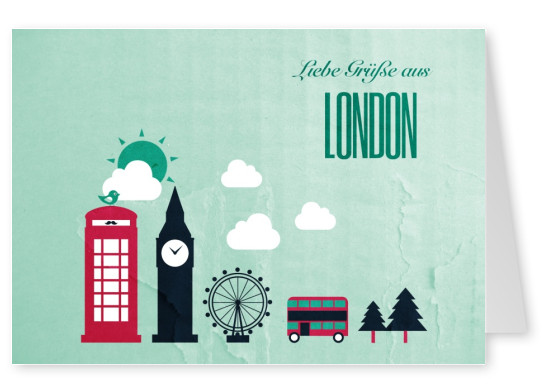 london illustration mypostcard postkarte