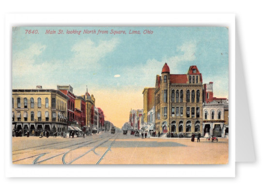 Lima, Ohio, Main Street looking north