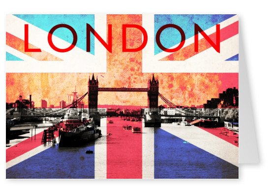 london tower bridge postkarte