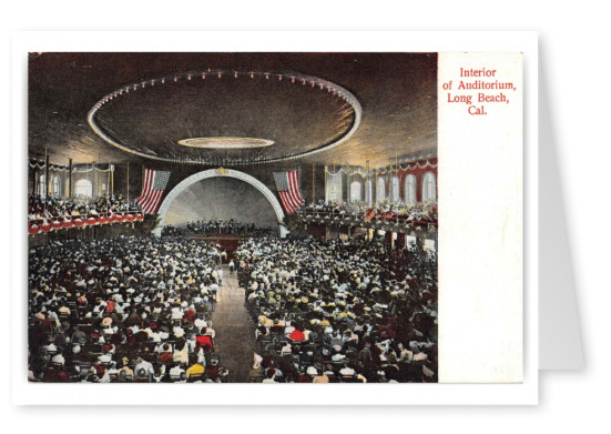 Long Beach California Auditorium Interior