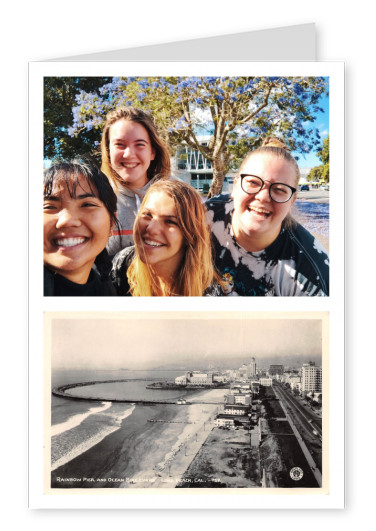 Long BEach, California, Ocean Boulevard and Rainbow Pier