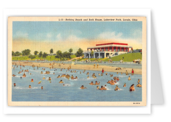 Lorain, ohio, Bathing Beach and Bath House