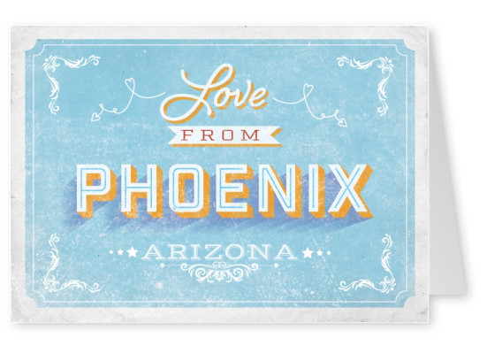 Vintage Postkarte Phoenix, Arizona