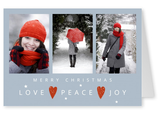 Meridian Design Merry Christmas Love Peace Joyy New Year