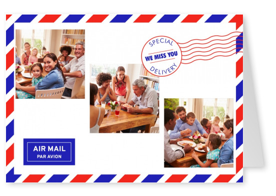 Luftpost Briefumschlag Design