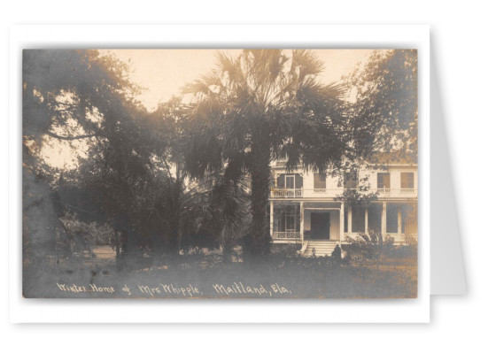 Maitland Florida Winter Home of Mrs Whipple