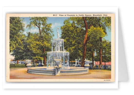 Mansfield, Ohio, Fountain in Public Square