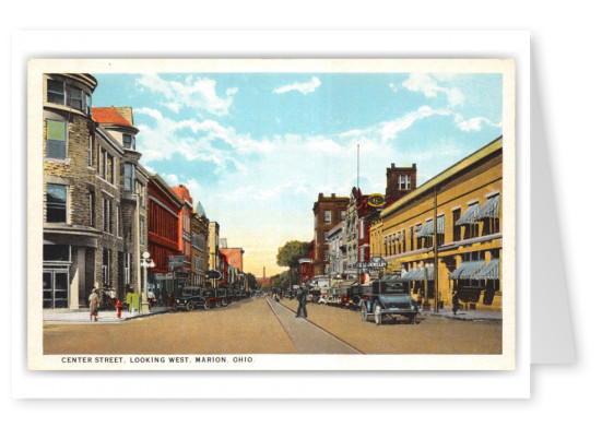 Marion, Ohio, Center Street looking West