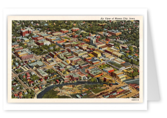 Mason City, Iowa, air view