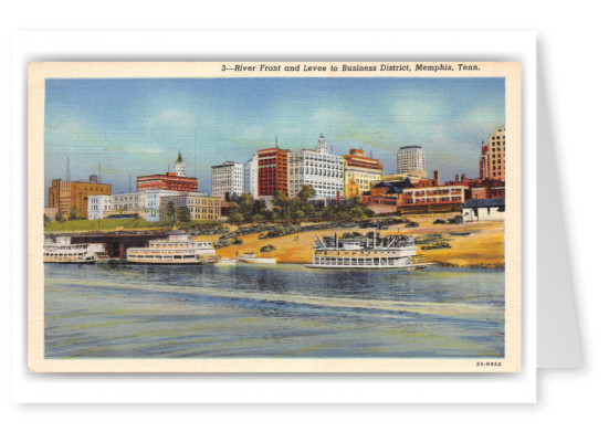 Memphis, Tennessee, River Front and Levee