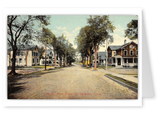 Meriden, Connecticut, Elin Street from Silver Street