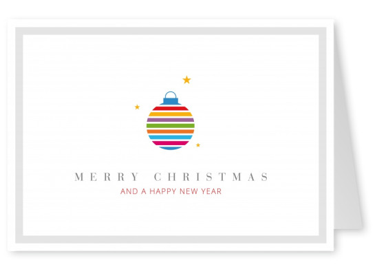 Meridian Design Merry Christmas & a Happy New Year Kugel