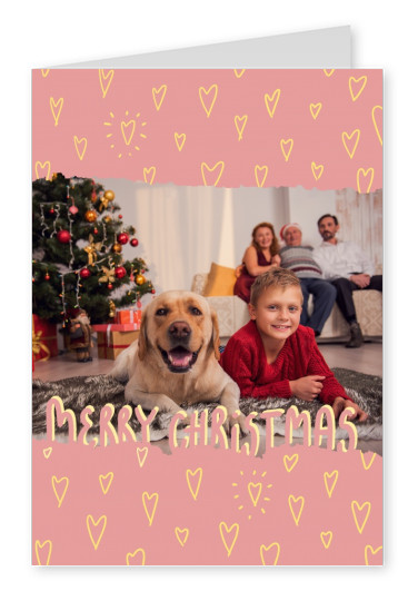 Postkarte Christin-Marie Arold Merry Christmas