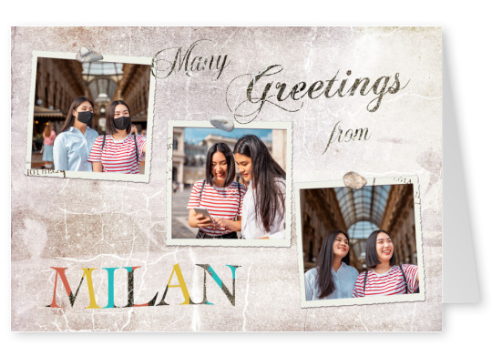 Many greetings from Milan