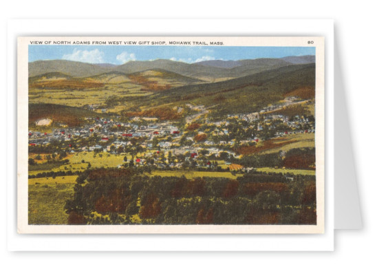 Mohawk Trail, Massachusetts, view of North Adams