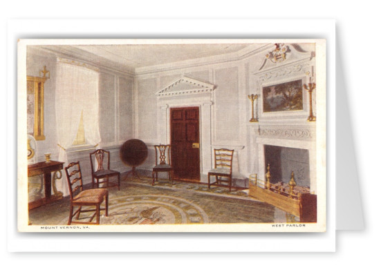 Mount Vernon, Virginia, West Parlor