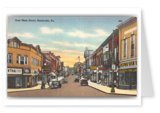 Nanticoke, Pennsylvania, East Main Street