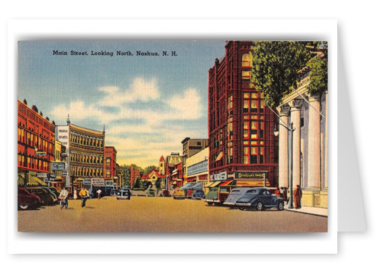 Nashua, New Hampshire, Main Street looking north