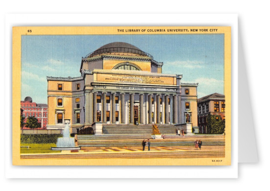 New York City, New York, The Library of Columbia University
