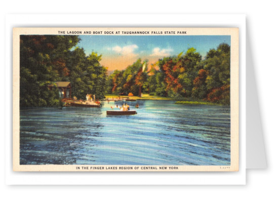 New York, New York, The Lagoon and Boat Dock, Taughannock Falls State Park