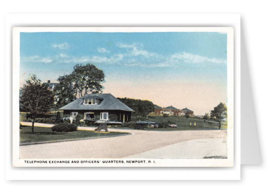 Newport, Rhode Island, Telephone Exchange and Officers Quarters