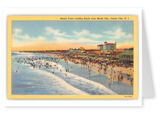 Ocean City, New Jersey, Beach Front looking south