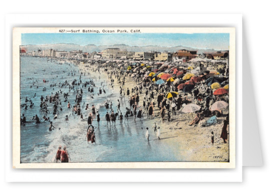 Ocean Park, California, Surf Bathing