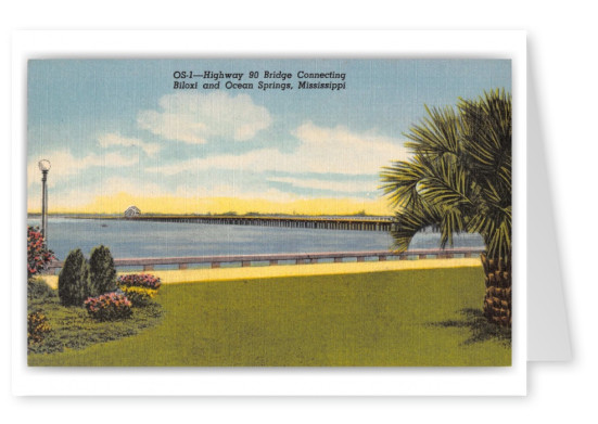 Ocean Springs, Mississippi, Highway 90 Bridge