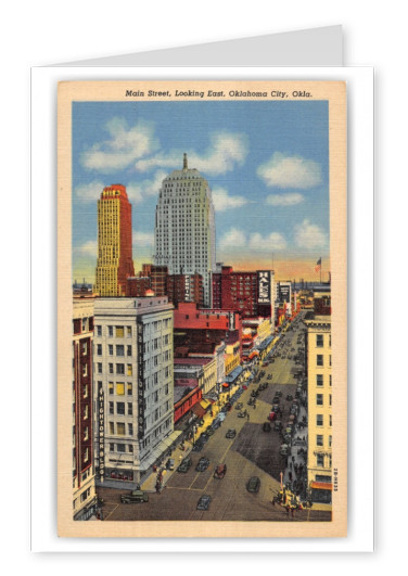 Oklahoma City, Oklahoma, Main Street looking east