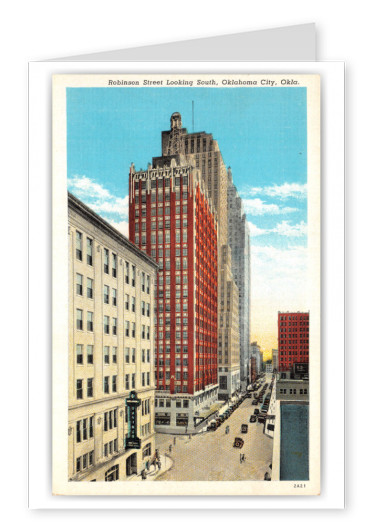 Oklahoma City, Oklahoma, Robinson Street looking south