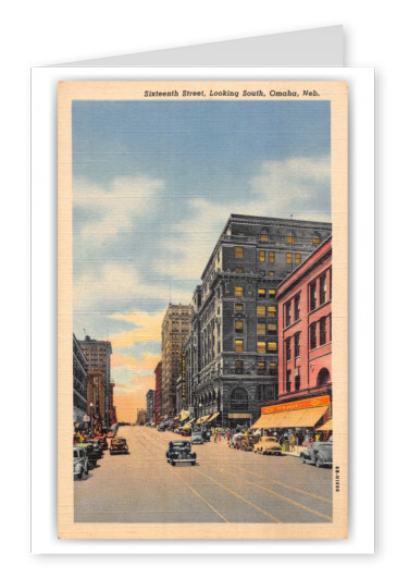 Omaha, Nebraska, Sixteenth Street looking south