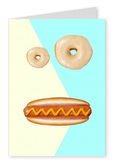 Kubistika Donut und Hotdog