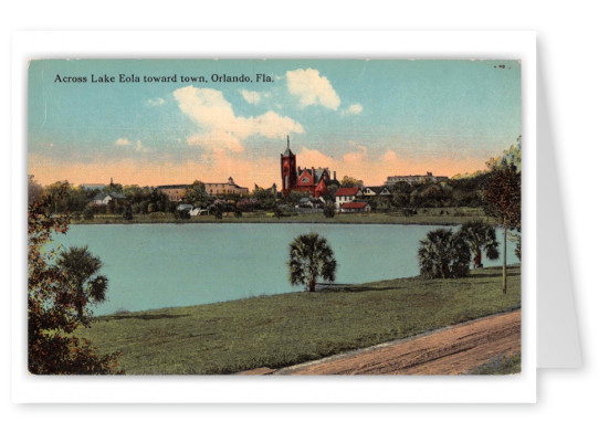 Orlando Florida Across Lake Eola