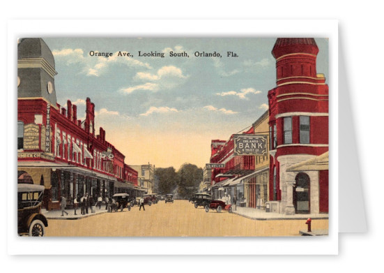 Orlando Florida Orange Avenue Looking South