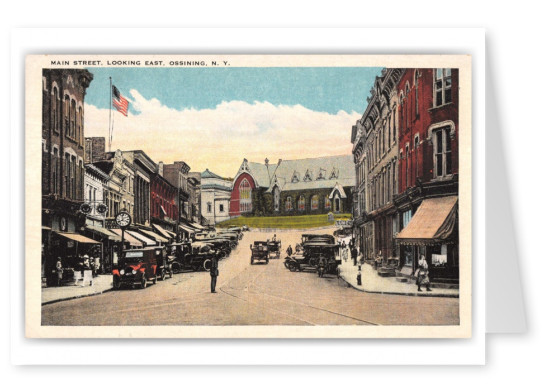 Ossining, New York, Main Street looking east