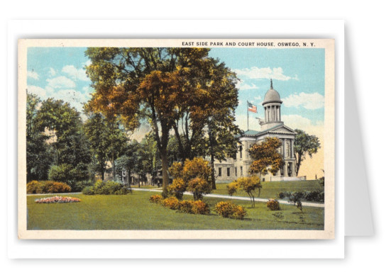 Oswego, New York, East Side Park and Court House