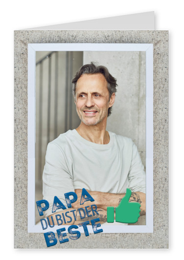GREETING ARTS Papa du bist der Beste