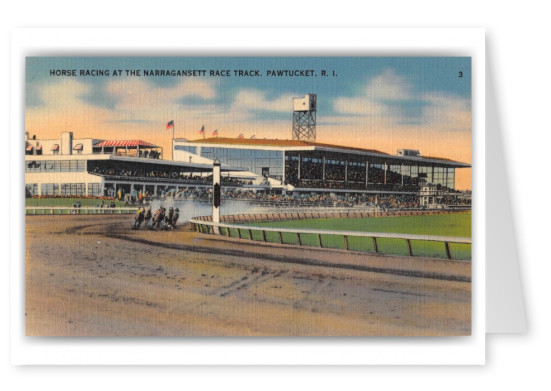 Pawtucket, Rhode Island, Horse Racing at narragansett Race Track