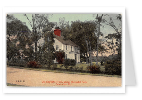 Pawtucket, Rhoide Island, Old Daggett House, Slater Memorial Park