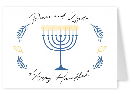 Peace and Light - Happy Hanukkah