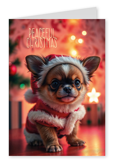 Postkarte Peaceful Christmas